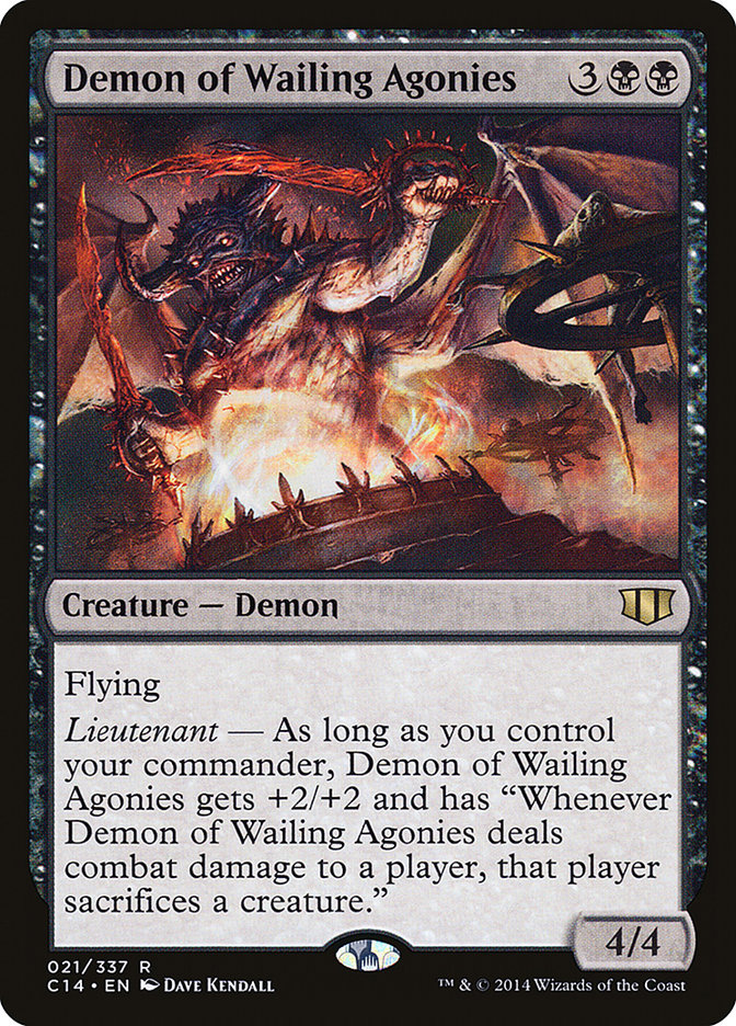 Demon of Wailing Agonies 21/337 (Commander 2014)  | Good Games Modbury