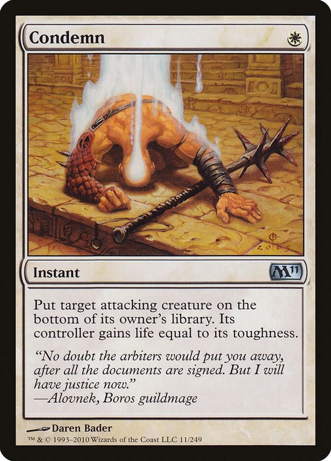 Condemn 11/249 (Magic 2011 (M11))  | Good Games Modbury