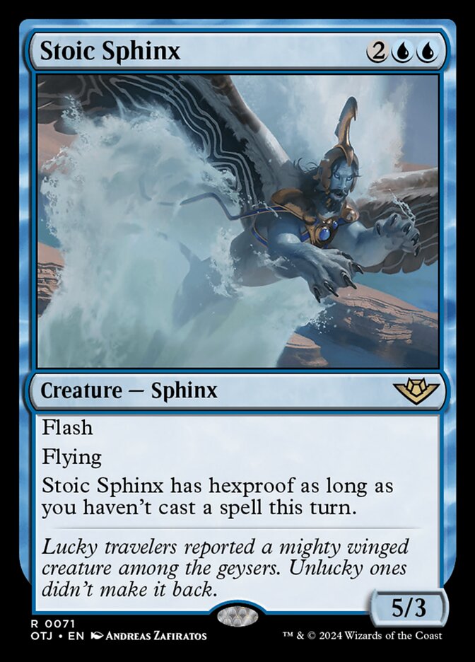 Stoic Sphinx 71/286 (Outlaws of Thunder Junction)  | Good Games Modbury