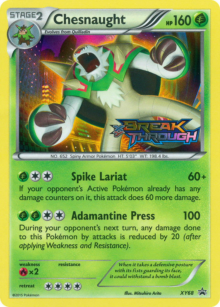 Chesnaught (XY68) [XY: Black Star Promos] | Good Games Modbury