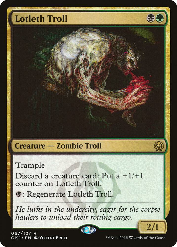 Lotleth Troll 67/127 (Guilds of Ravnica: Guild Kits)  | Good Games Modbury
