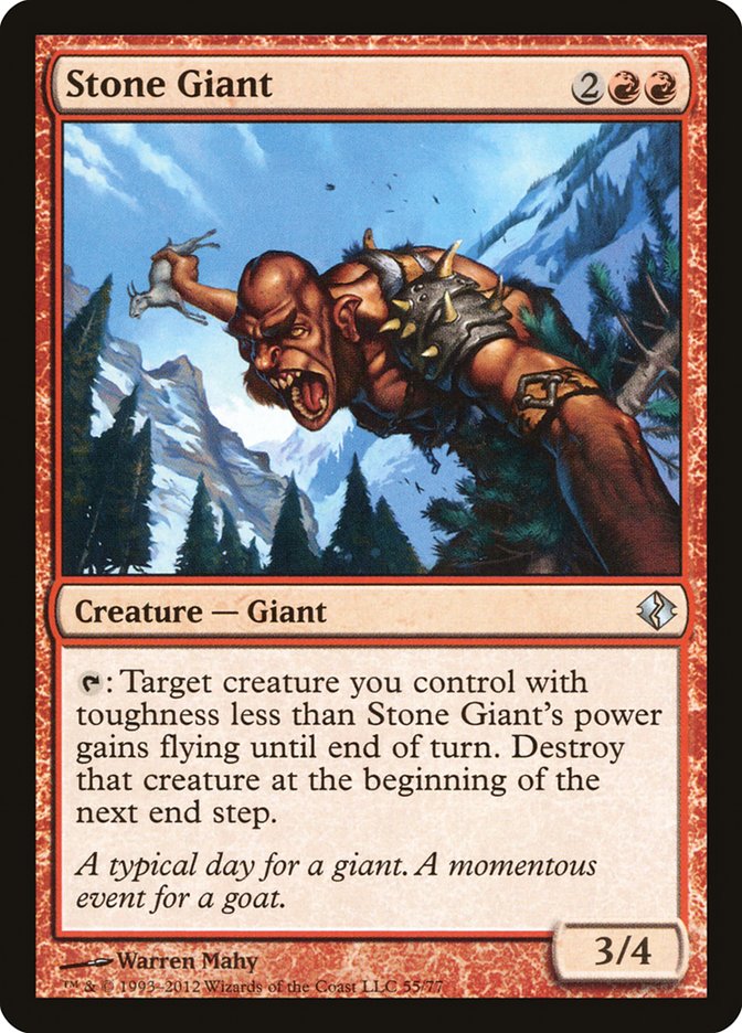 Stone Giant 55/77 (Duel Decks: Venser vs. Koth)  | Good Games Modbury