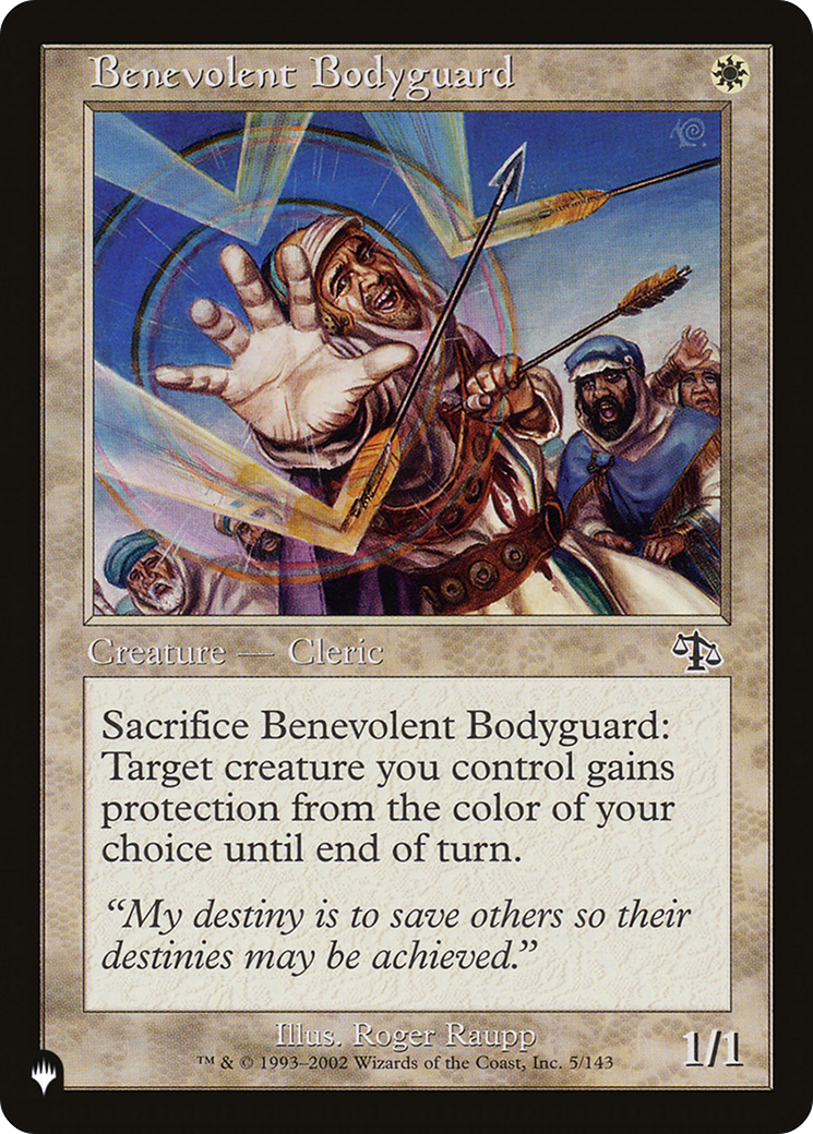 Benevolent Bodyguard [The List Reprints] | Good Games Modbury