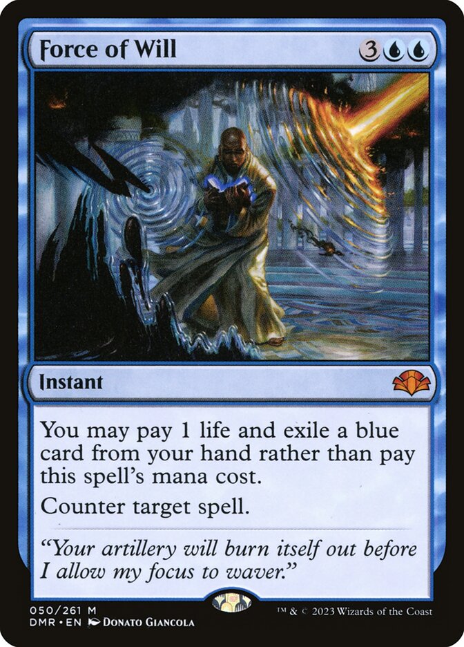 Force of Will 50/261 (Dominaria Remastered)  | Good Games Modbury