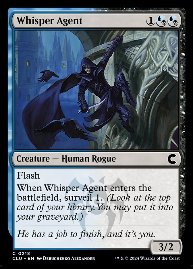 Whisper Agent 218/284 (Ravnica: Clue Edition)  | Good Games Modbury