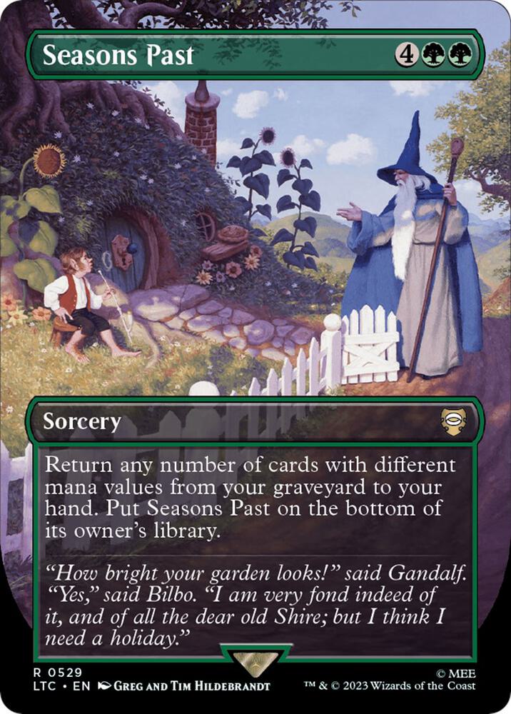 Seasons Past 529/347 (Commander: The Lord of the Rings: Tales of Middle-earth)  - Borderless | Good Games Modbury
