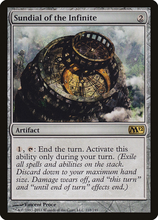 Sundial of the Infinite 218/249 (Magic 2012 (M12))  | Good Games Modbury