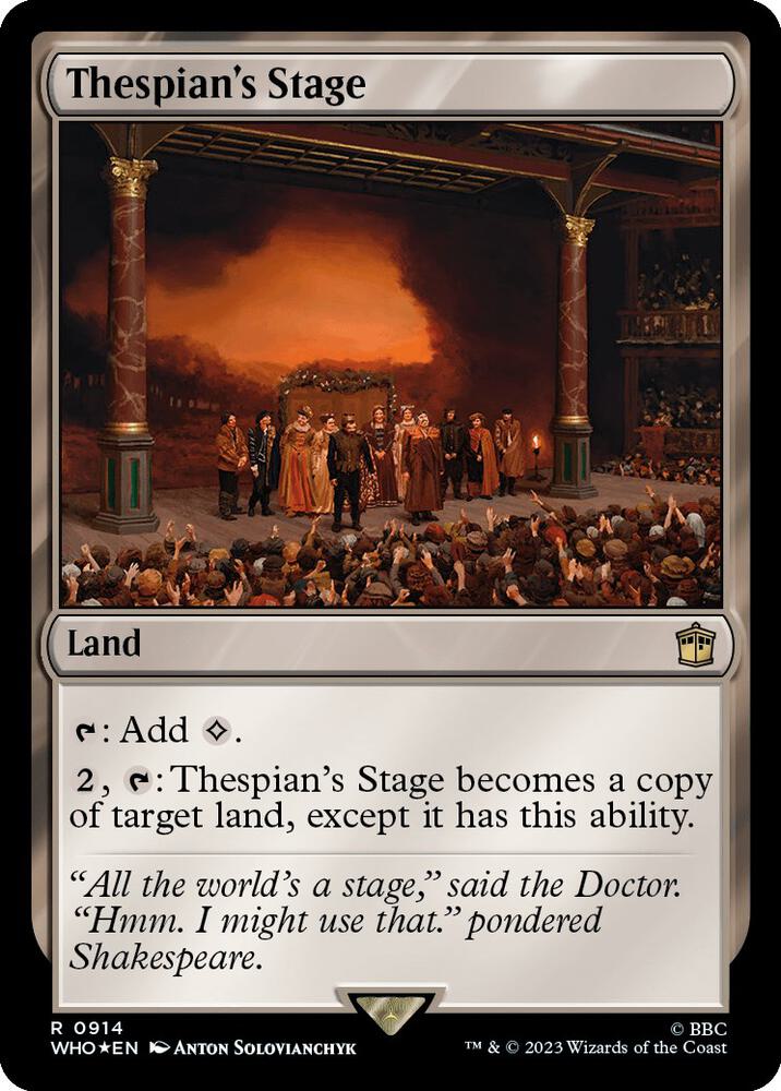 Thespian's Stage 914/331 (Universes Beyond: Doctor Who)  - Surge Foil | Good Games Modbury