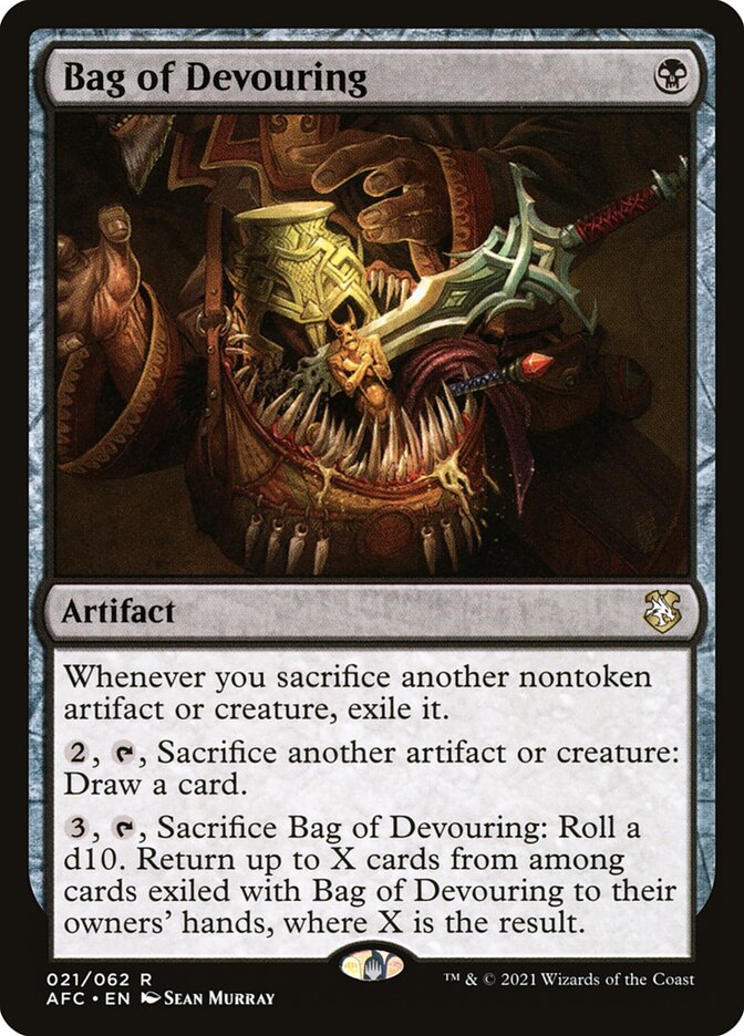 Bag of Devouring 21/62 (Commander: Adventures in the Forgotten Realms)  | Good Games Modbury