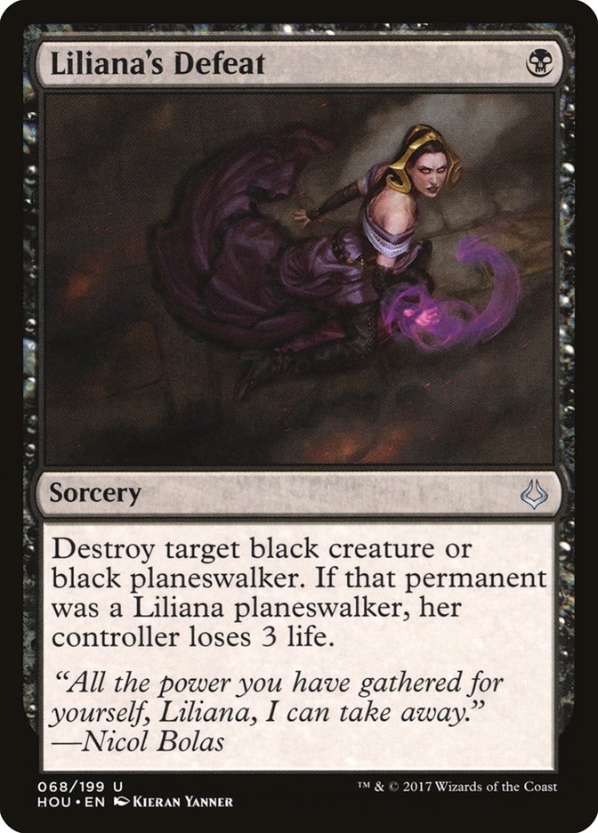Liliana's Defeat 68/199 (Hour of Devastation)  - Foil | Good Games Modbury