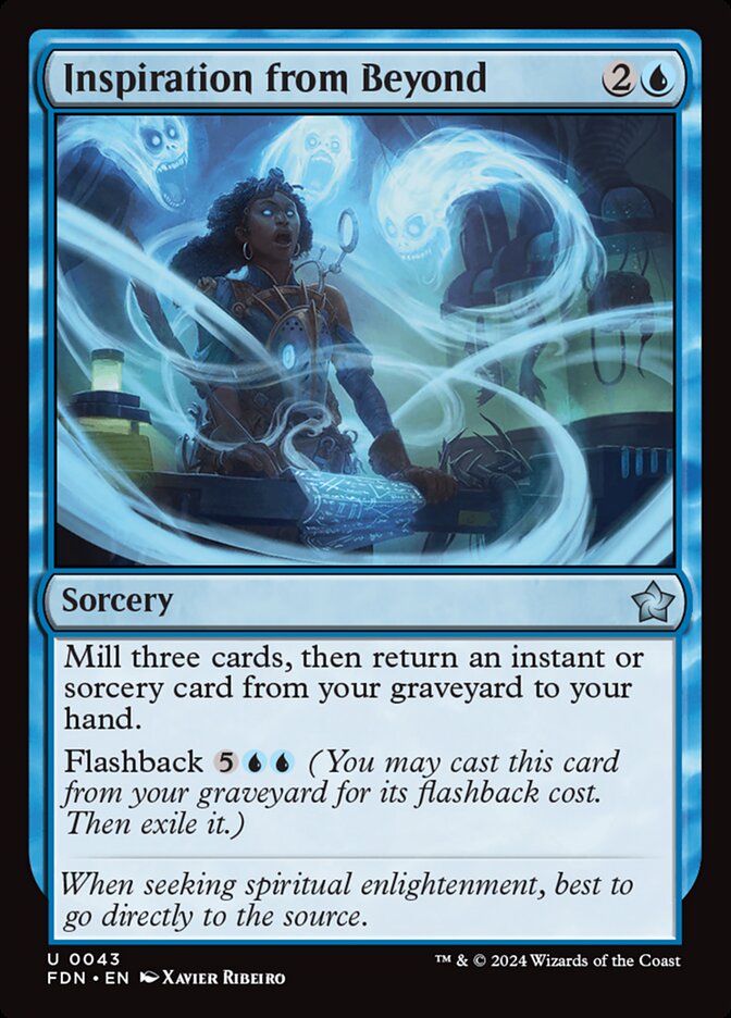 Inspiration from Beyond 43/291 (Foundations)  - Foil | Good Games Modbury