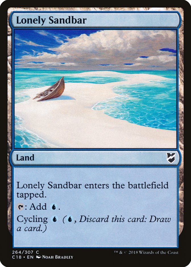 Lonely Sandbar [Commander 2018] | Good Games Modbury