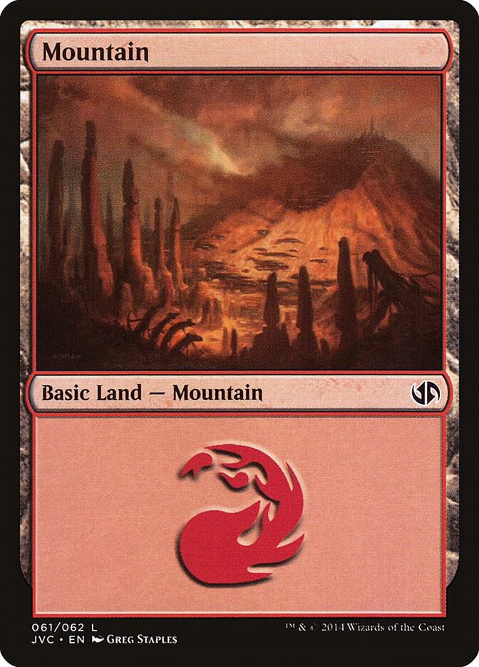 Mountain 061 JVC 61/62 (Duel Decks: Anthology)  | Good Games Modbury