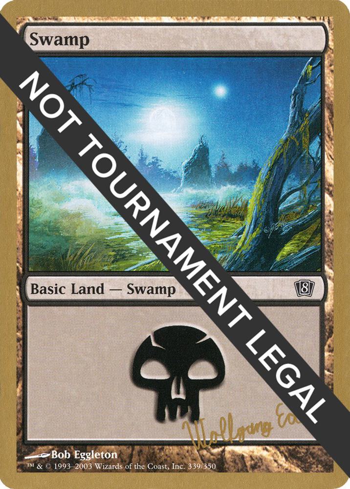 Swamp 339 2003 Wolfgang Eder 8ED we339/142 (World Championship Decks)  | Good Games Modbury