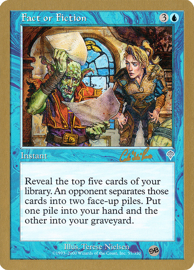 Fact or Fiction (Carlos Romao) (SB) [World Championship Decks 2002] | Good Games Modbury