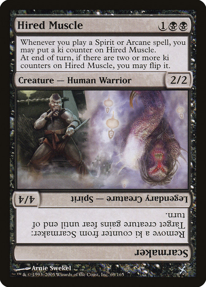 Hired Muscle // Scarmaker 69/165 (Betrayers of Kamigawa)  - Foil | Good Games Modbury