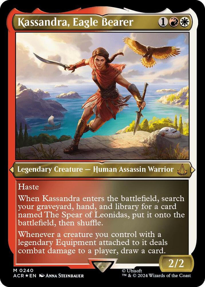 Kassandra, Eagle Bearer 240 (Universes Beyond: Assassin's Creed)  - Etched Foil | Good Games Modbury