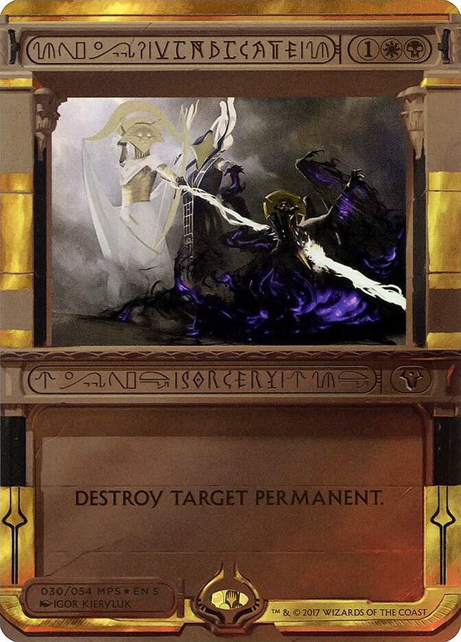 Vindicate 30 (Masterpiece Series: Amonkhet Invocations)  - Foil | Good Games Modbury