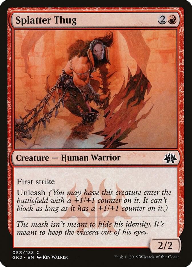 Splatter Thug 58/133 (Ravnica Allegiance: Guild Kits)  | Good Games Modbury