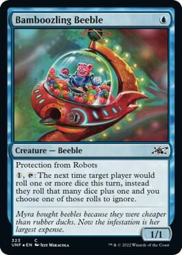 Bamboozling Beeble Galaxy Foil 323/244 (Unfinity)  - Foil | Good Games Modbury