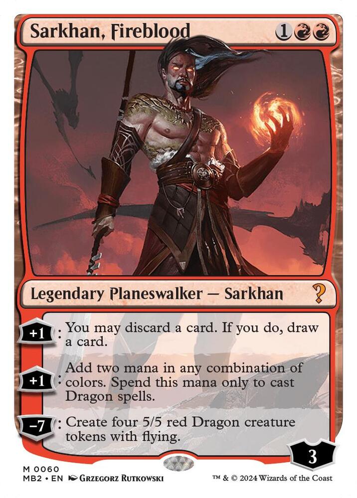 Sarkhan, Fireblood 60/390 (Mystery Booster 2)  | Good Games Modbury