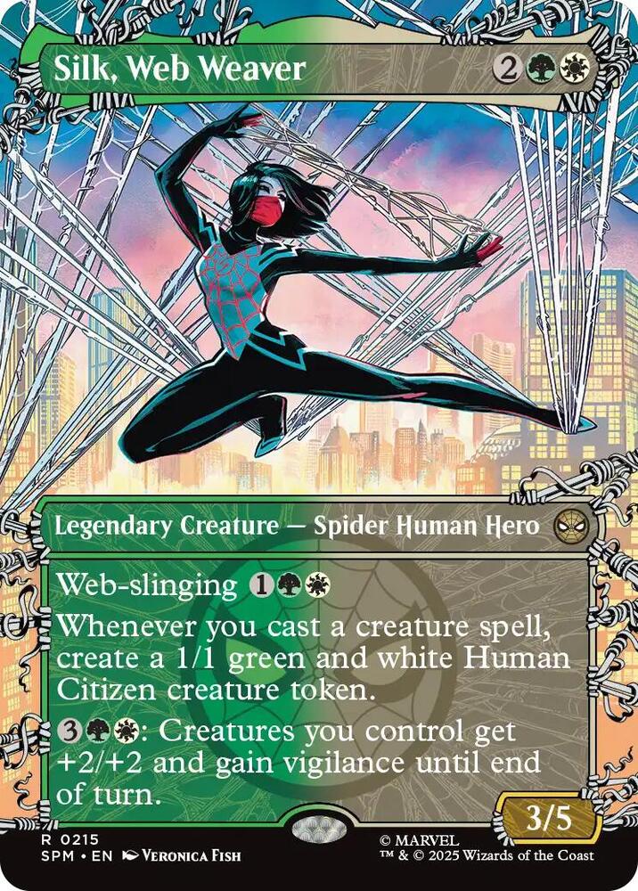 Silk, Web Weaver 215/198 (Marvel's Spider-Man)  - Showcase | Good Games Modbury