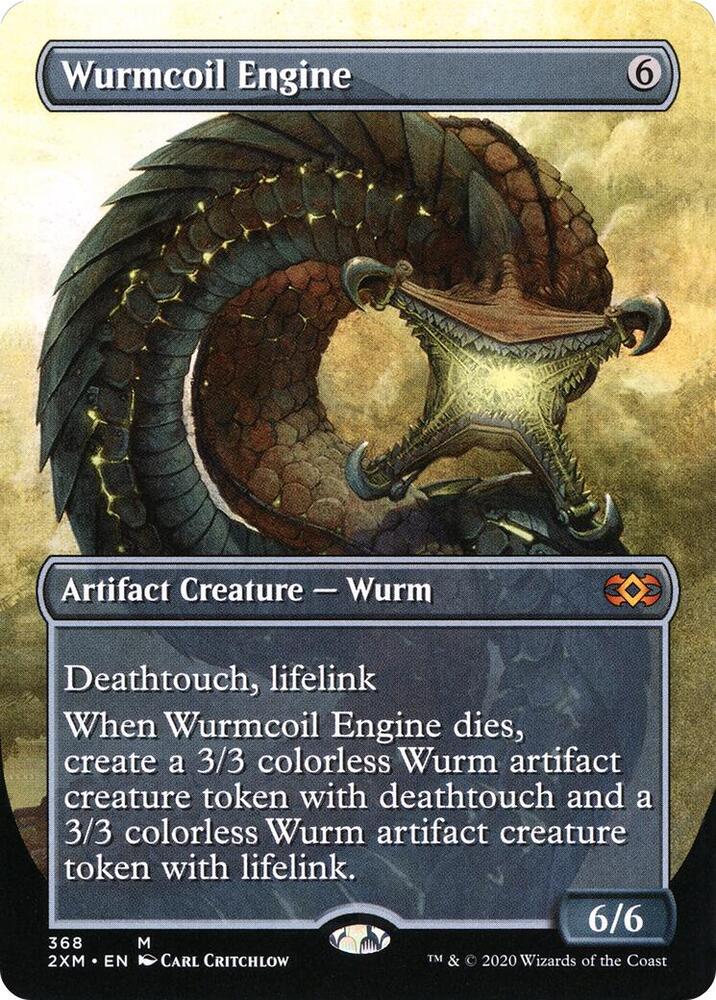 Wurmcoil Engine 368/332 (Double Masters)  - Borderless Foil | Good Games Modbury