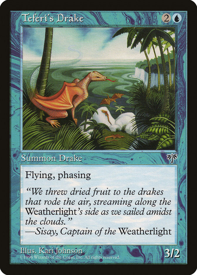 Teferi's Drake 97/350 (Mirage)  | Good Games Modbury