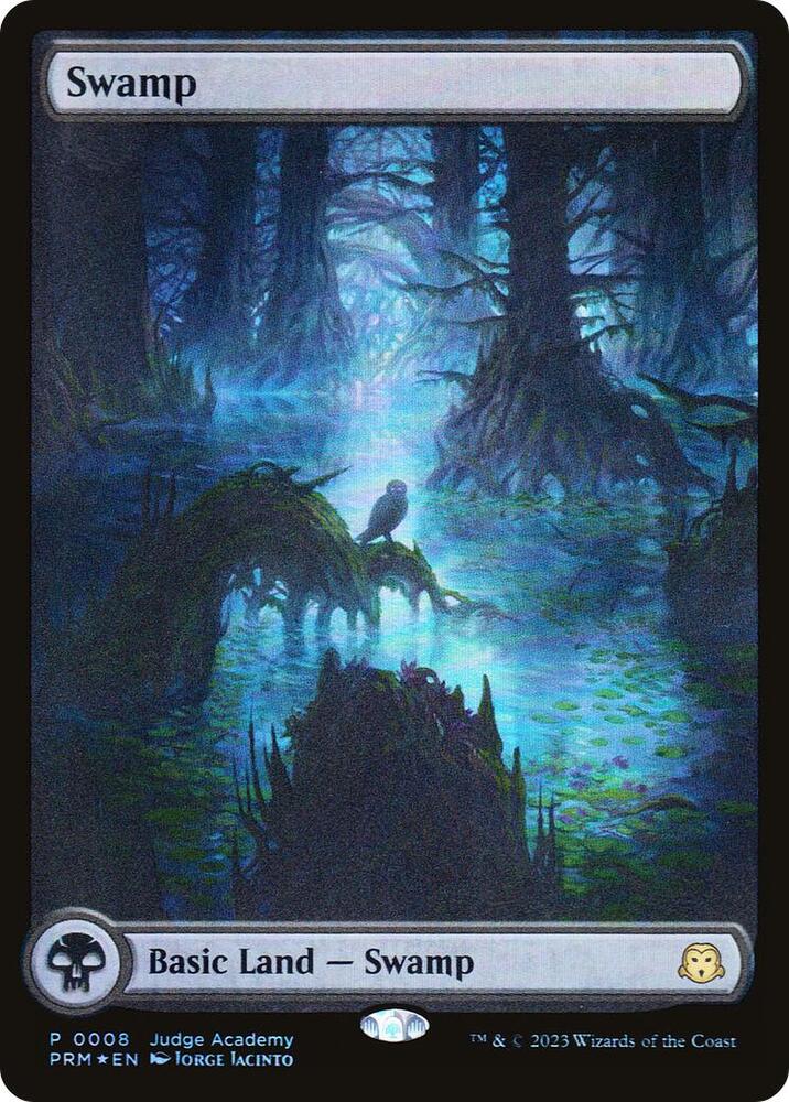 Swamp 8/10 (Judge Promos)  - Full Art Foil | Good Games Modbury