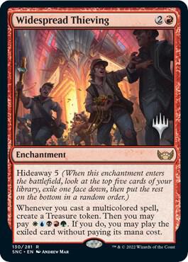 Widespread Thieving 130p/161 (Promo Pack: Streets of New Capenna)  - Foil | Good Games Modbury