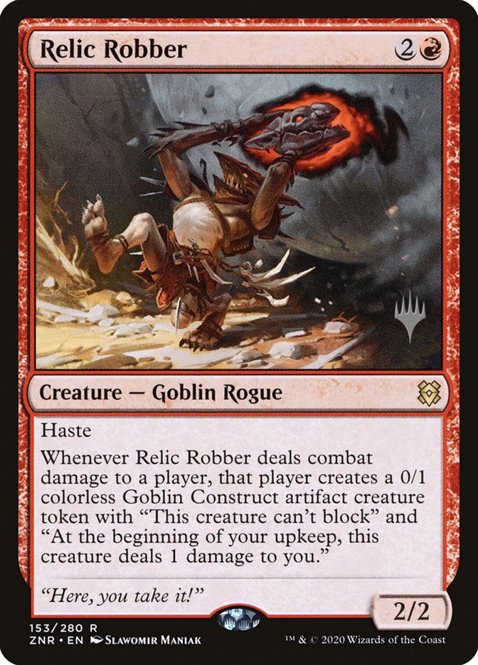 Relic Robber (Promo Pack) [Zendikar Rising Promos] | Good Games Modbury