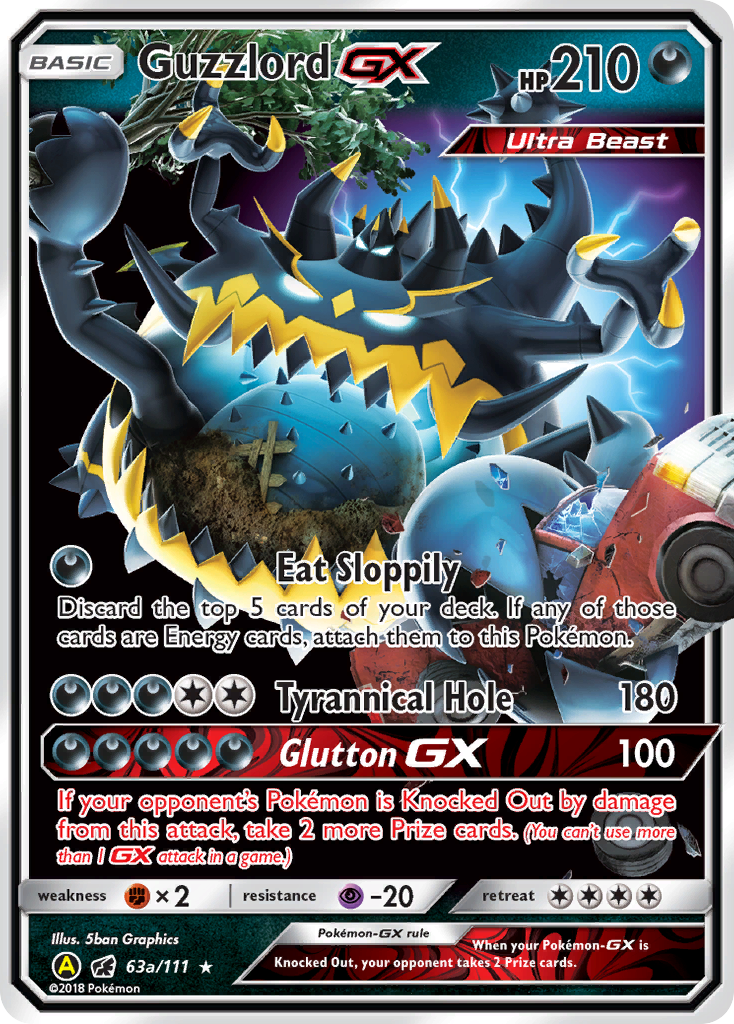 Guzzlord GX (63a/111) [Alternate Art Promos] | Good Games Modbury