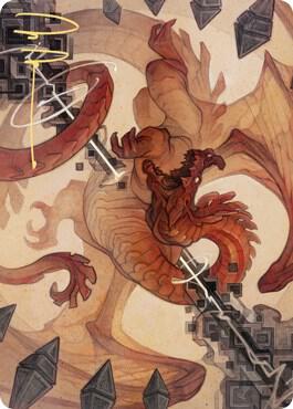 Soul Shatter Art Card Gold Stamped Signature 62 (Art Series: Zendikar Rising)  | Good Games Modbury