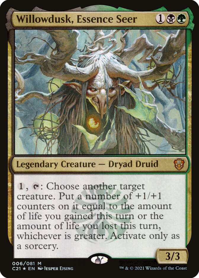 Willowdusk, Essence Seer 6/81 (Commander 2021)  - Foil | Good Games Modbury