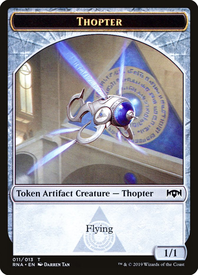 Thopter Token [Ravnica Allegiance Tokens] | Good Games Modbury