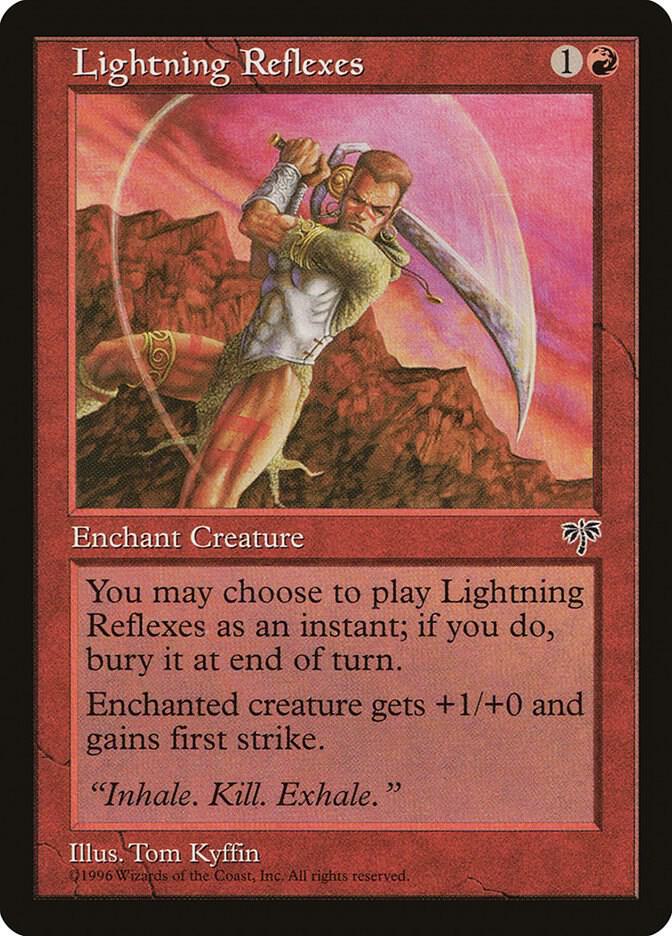 Lightning Reflexes 186/350 (Mirage)  | Good Games Modbury