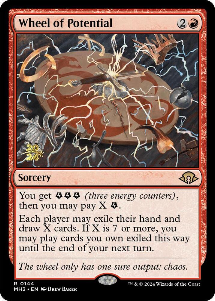 Wheel of Potential 144s/90 (Prerelease Cards)  - Foil | Good Games Modbury