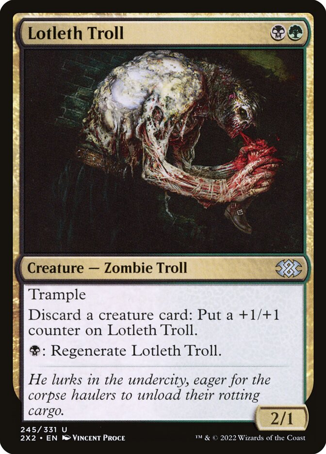Lotleth Troll 245/331 (Double Masters 2022)  | Good Games Modbury