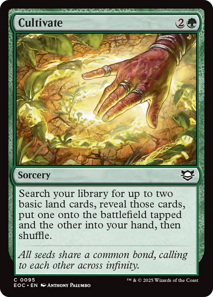 Cultivate [Edge of Eternities Commander] | Good Games Modbury