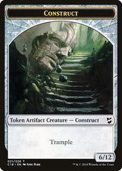 Clue // Construct (021) Double-Sided Token [Commander 2018 Tokens] | Good Games Modbury