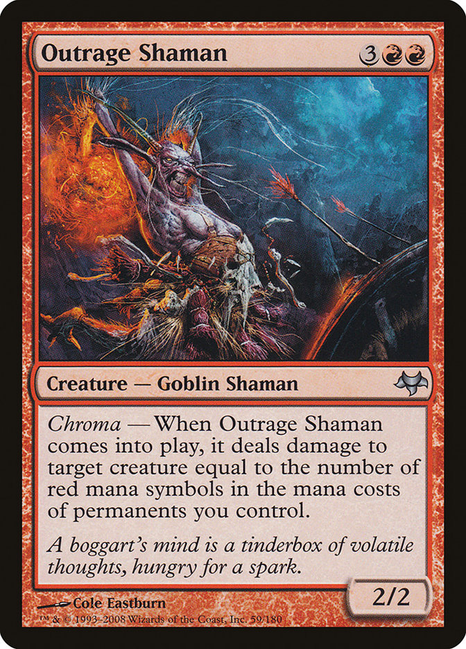 Outrage Shaman 59/180 (Eventide)  | Good Games Modbury