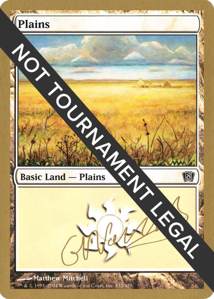 Plains 332 2004 Gabriel Nassif 8ED gn332/103 (World Championship Decks)  | Good Games Modbury