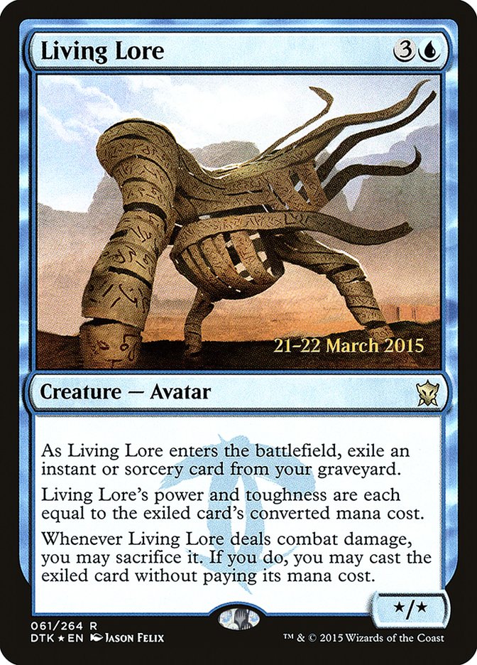 Living Lore [Dragons of Tarkir Prerelease Promos] | Good Games Modbury