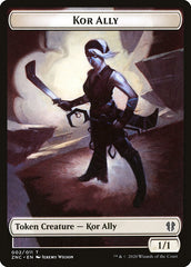 Bird // Kor Ally Double-Sided Token [Zendikar Rising Commander Tokens] | Good Games Modbury
