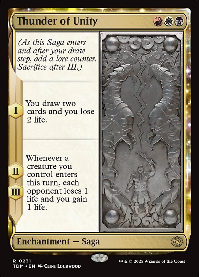 Thunder of Unity 231/291 (Tarkir: Dragonstorm)  | Good Games Modbury