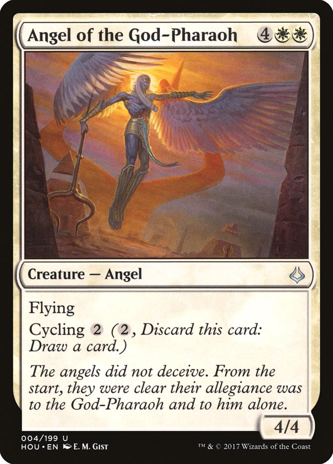 Angel of the God-Pharaoh 4/199 (Hour of Devastation)  - Foil | Good Games Modbury