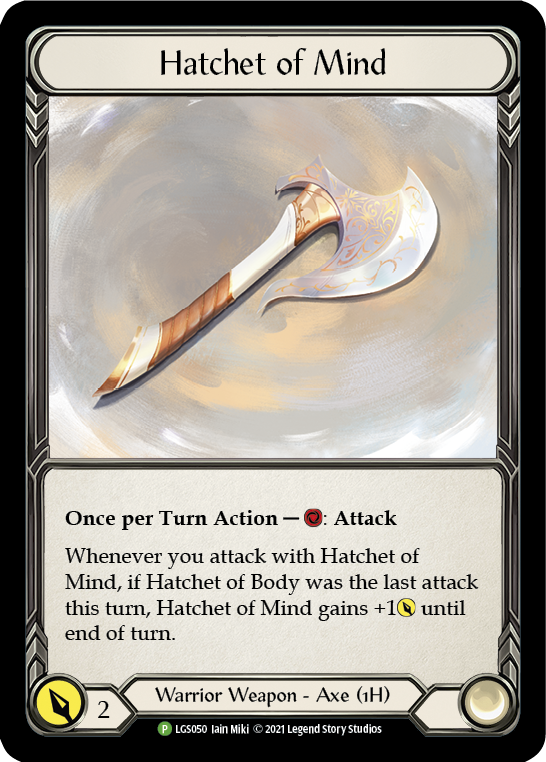 Hatchet of Mind [LGS050] (Promo)  Cold Foil | Good Games Modbury