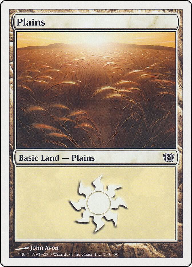 Plains 333/350 (9th Edition)  | Good Games Modbury