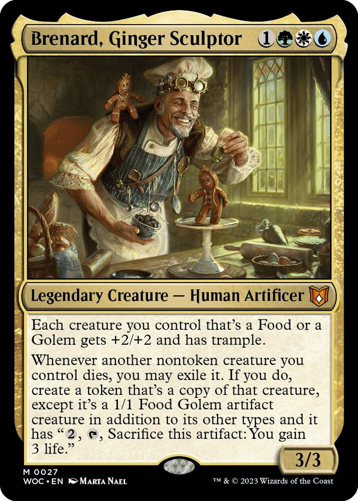 Brenard, Ginger Sculptor 27 (Commander: Wilds of Eldraine)  - Foil | Good Games Modbury