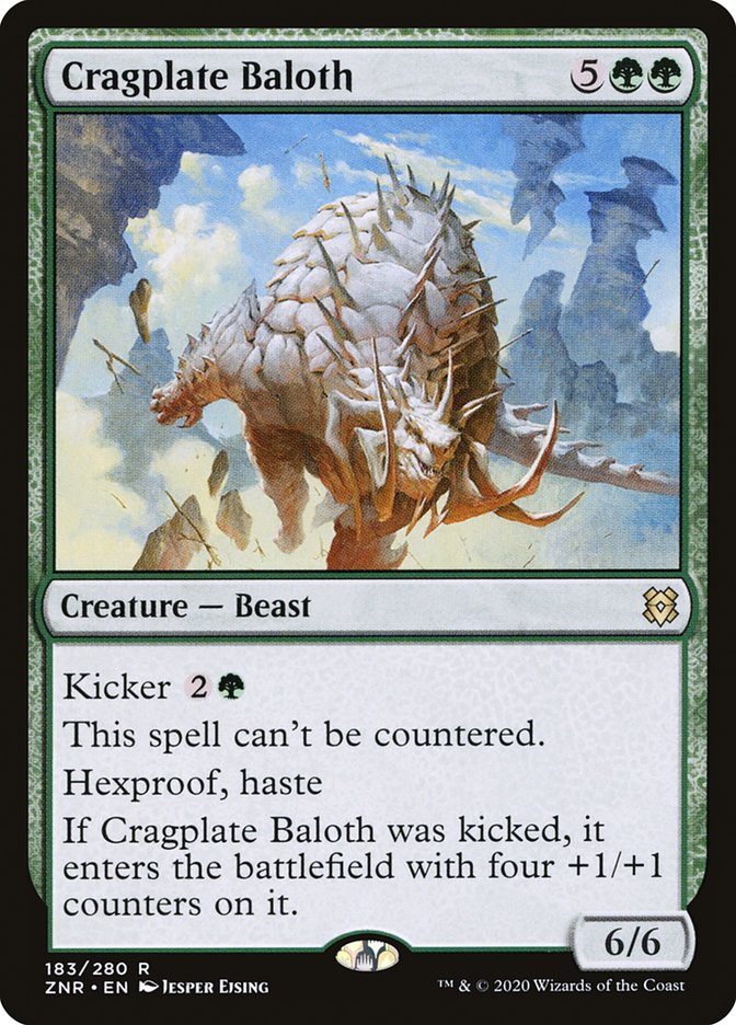 Cragplate Baloth 183/280 (Zendikar Rising)  | Good Games Modbury